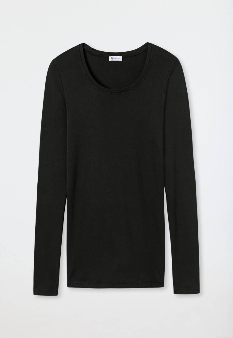 Schiesser Shirt langarm schwarz - Revival Berta Auslauf