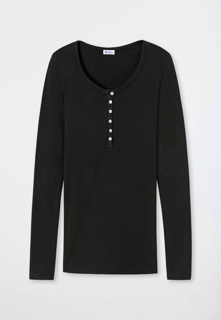 Schiesser Shirt langarm schwarz - Revival Berta Verkauf
