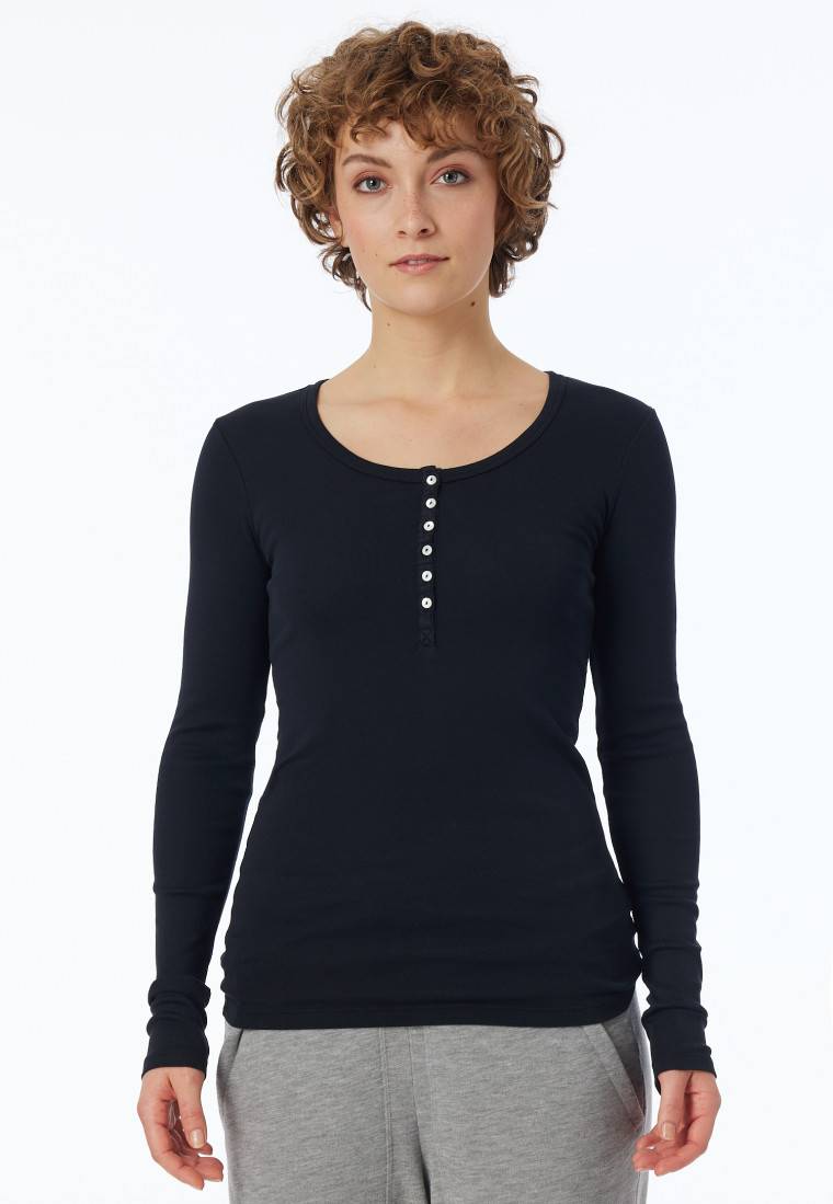 Schiesser Shirt langarm schwarz - Revival Berta Verkauf