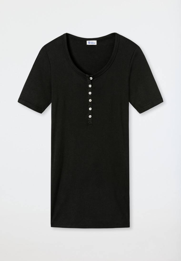 Schiesser Shirt kurzarm schwarz - Revival Berta im Angebot