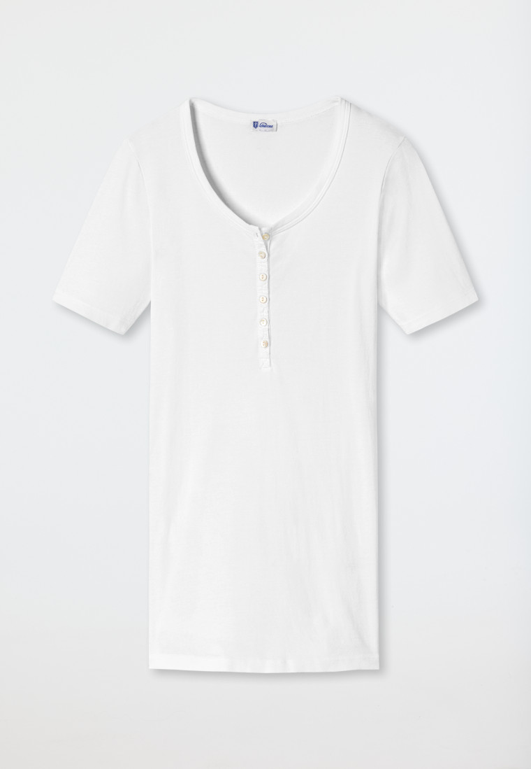 Schiesser Shirt kurzarm weiß - Revival Berta Schlussverkauf