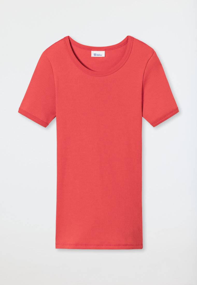 Schiesser Shirt kurzarm rot - Revival Greta Fabrikverkauf