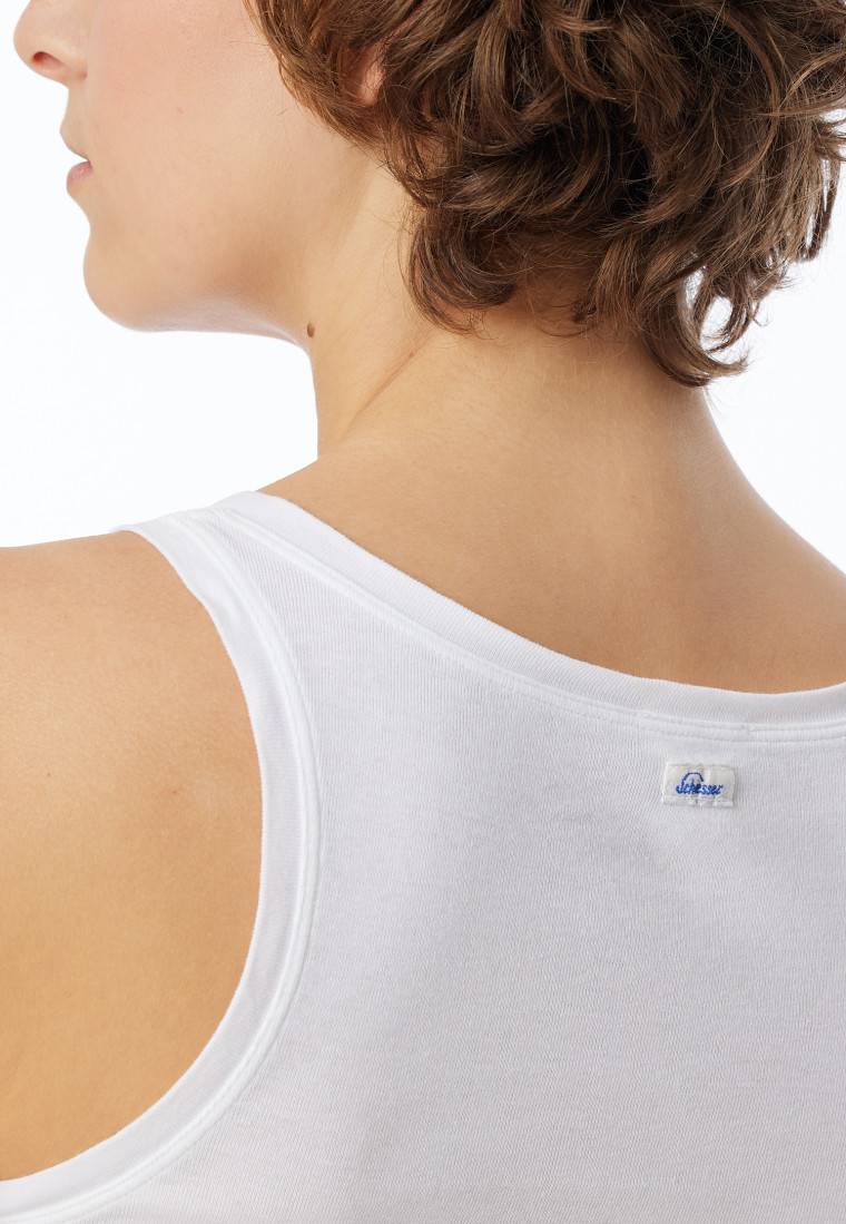 Schiesser Top weiß - Revival Berta Kostenloser Versand
