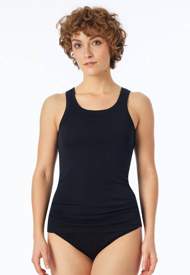 Schiesser Top schwarz - Revival Berta Limitierter Zeitrabatt