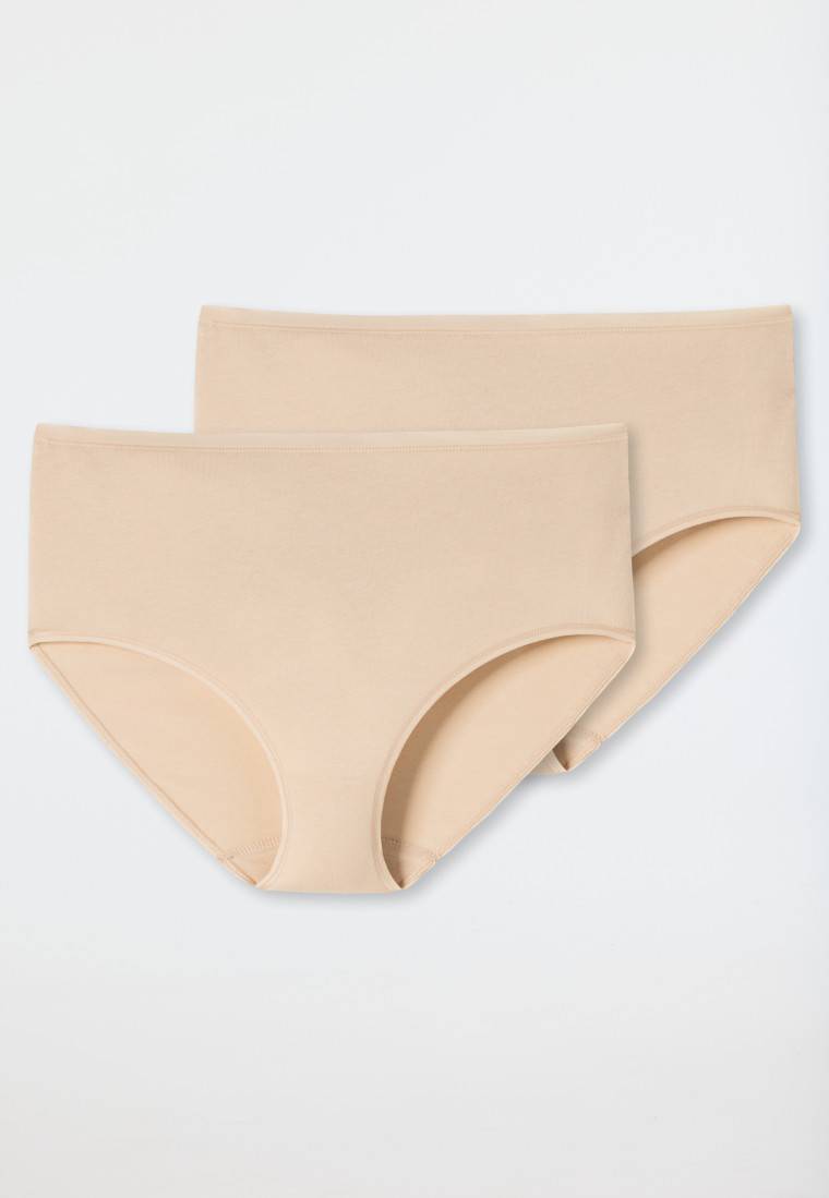 Schiesser Midi 2er-Pack Organic Cotton sand - 95/5 Rabatt