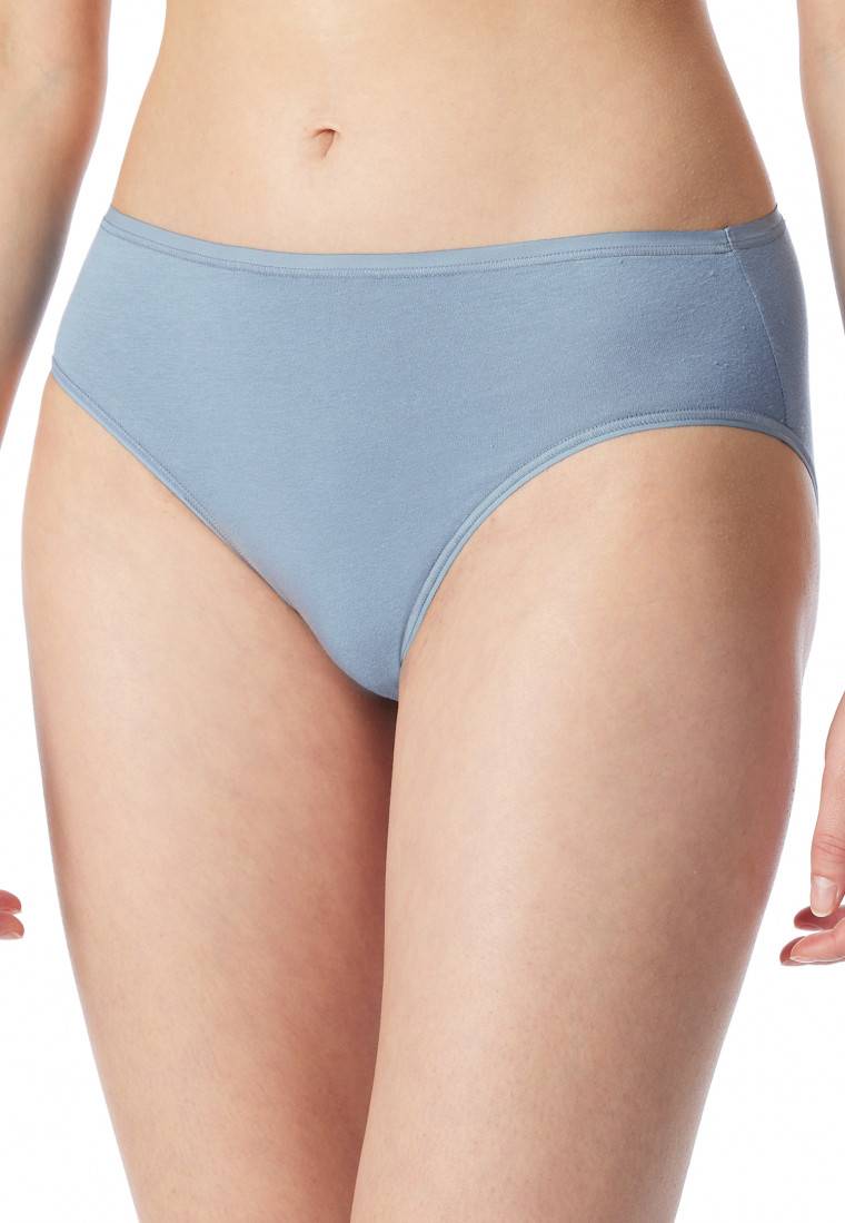 Schiesser Slips 2er-Pack Organic Cotton schwarz/graublau - 95/5 Günstig kaufen