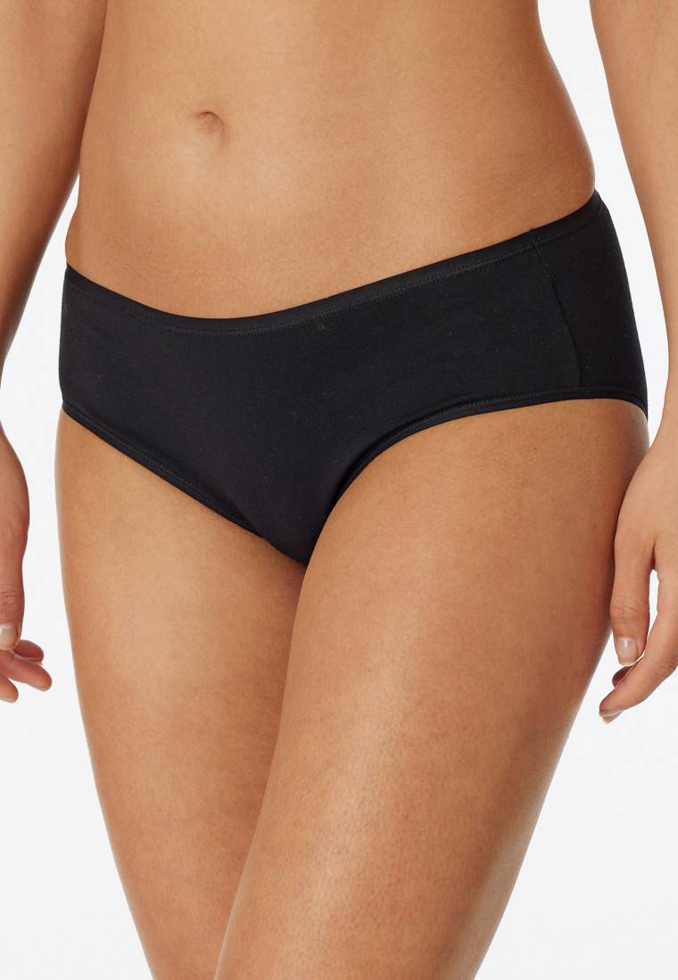 Schiesser Hipster 2er-Pack Organic Cotton schwarz - 95/5 Großer Ausverkauf