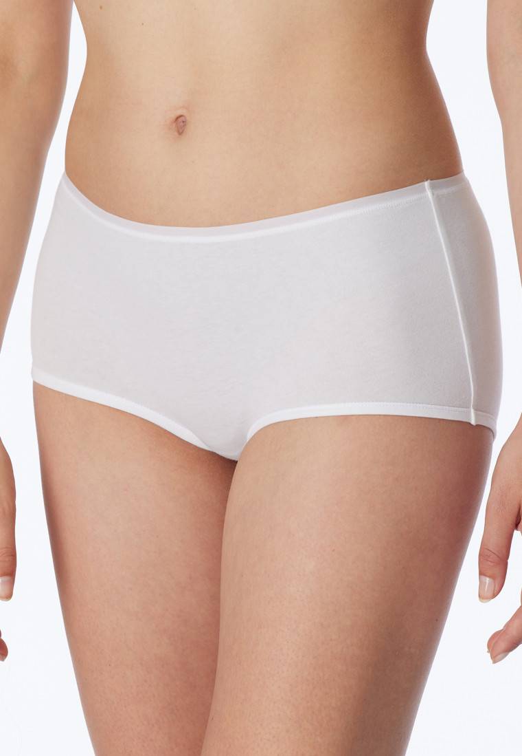 Schiesser Shorts 2er-Pack Organic Cotton weiß - 95/5 Saisonschlussverkauf