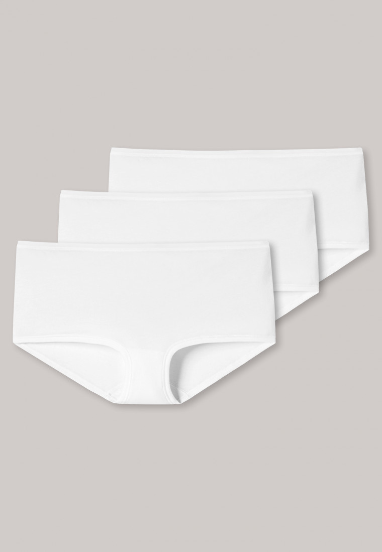 Schiesser Shorts 3er-Pack Organic Cotton weiß - 95/5 Black Friday