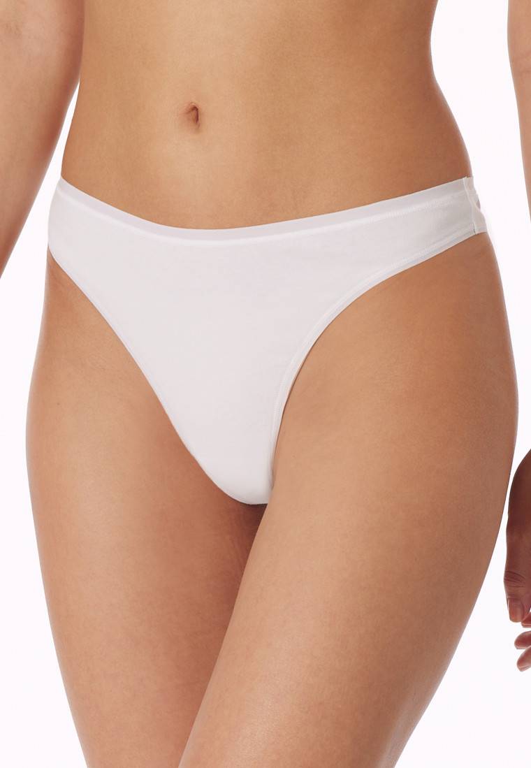 Schiesser String 2er-Pack Organic Cotton weiß - 95/5 Weihnachtsangebot