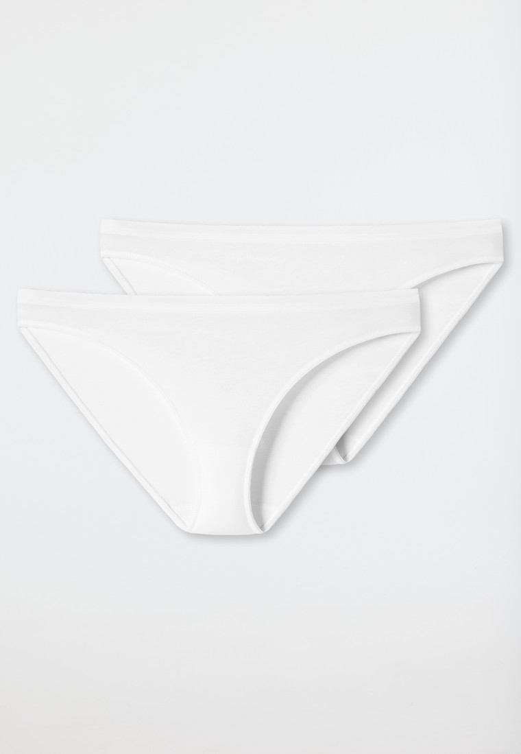 Schiesser Mini 2er-Pack Organic Cotton weiß - 95/5 Muttertagsangebot
