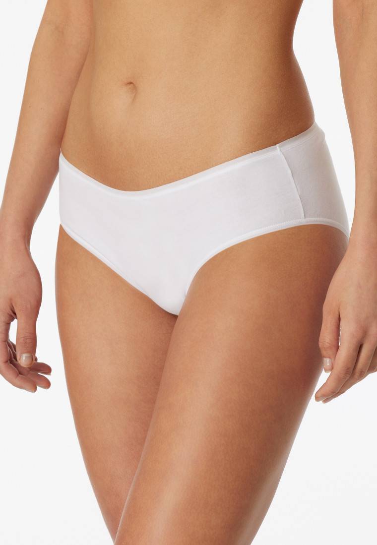 Schiesser Hipster 2er-Pack Organic Cotton weiß - 95/5 Vatertagsangebot