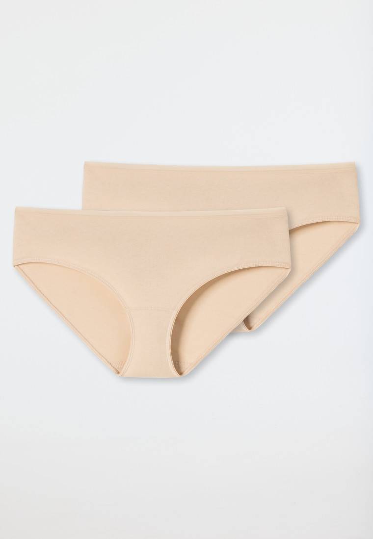 Schiesser Hipster 2er-Pack Organic Cotton sand - 95/5 Valentinstagsangebot