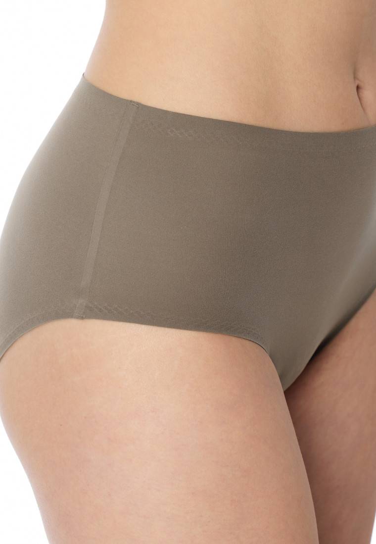 Schiesser Maxi-Slip Microfaser taupe - Invisible Soft Bestseller