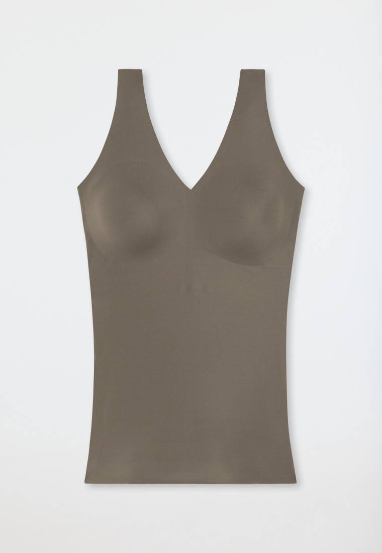 Schiesser Trägertop Mikrofaser herausnehmbare Pads taupe - Invisible Soft Tägliche Deals
