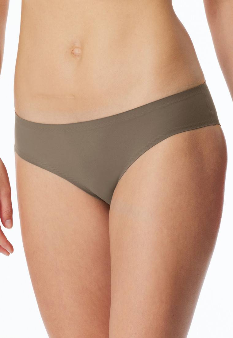Schiesser Hip-Rio-Slip Microfaser taupe - Invisible Soft Riesige Ersparnisse
