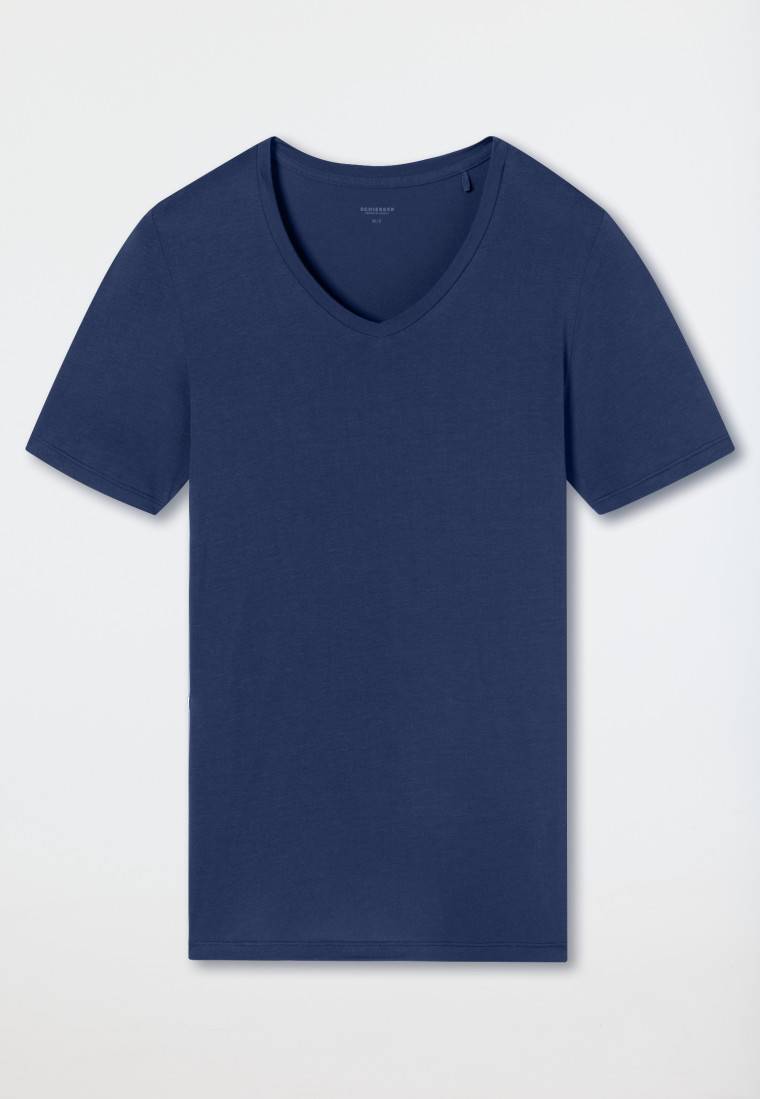 Schiesser Shirt kurzarm V-Ausschnitt admiral - Premium Modal Neueste Stile