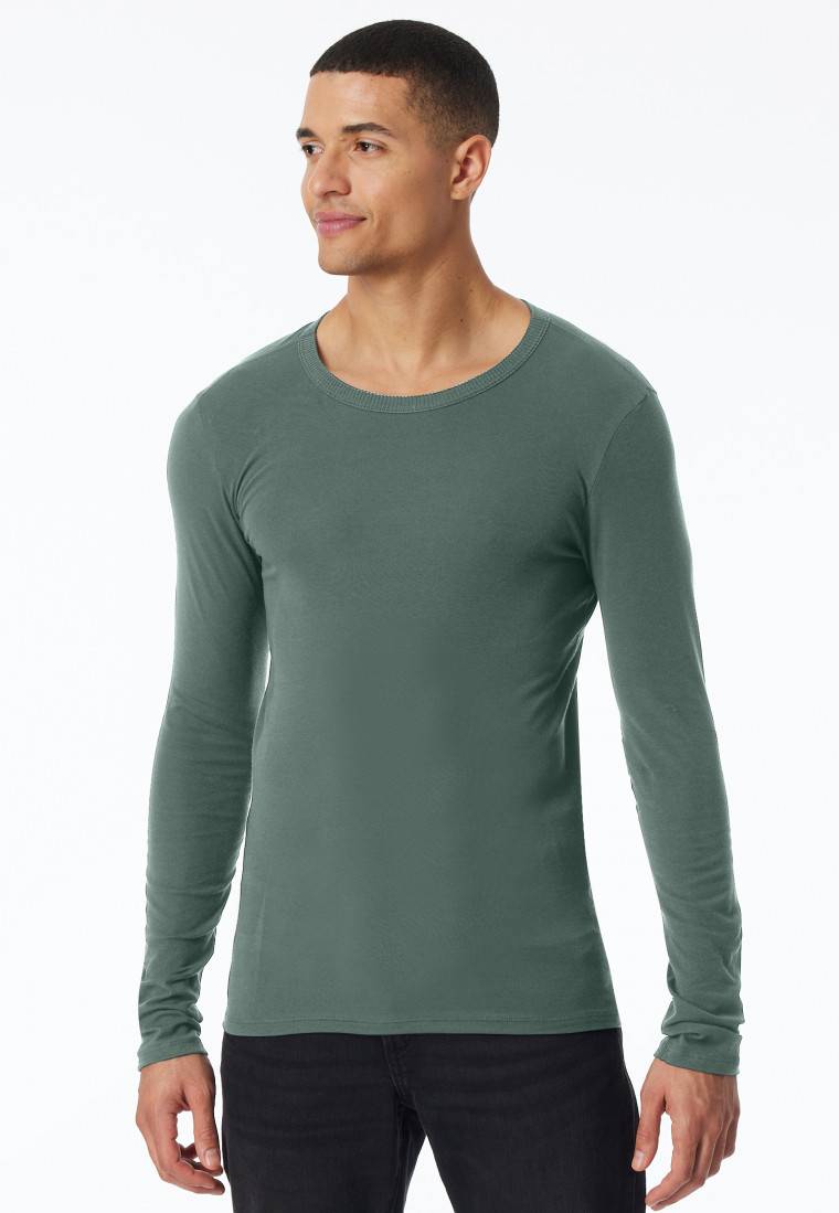 Schiesser Shirt langarm grün - Revival Ludwig Nur noch ein Tag übrig