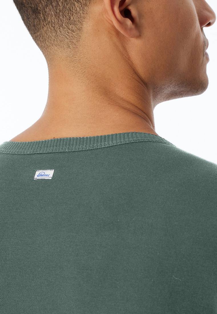 Schiesser Shirt langarm grün - Revival Ludwig Nur noch ein Tag übrig