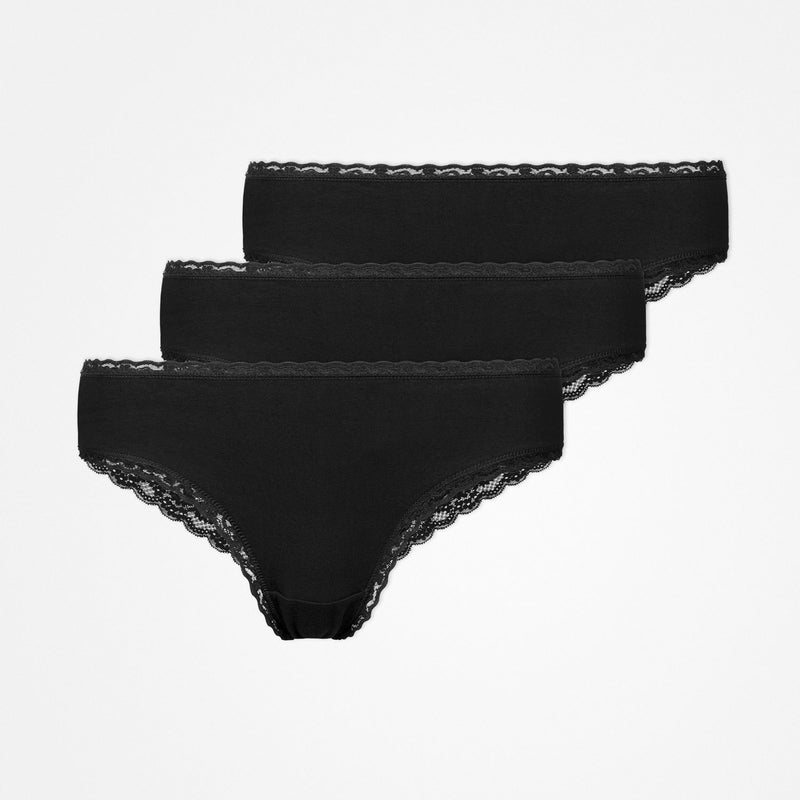 Snocks Brazilian Slips mit Spitze aus Bio-Baumwolle