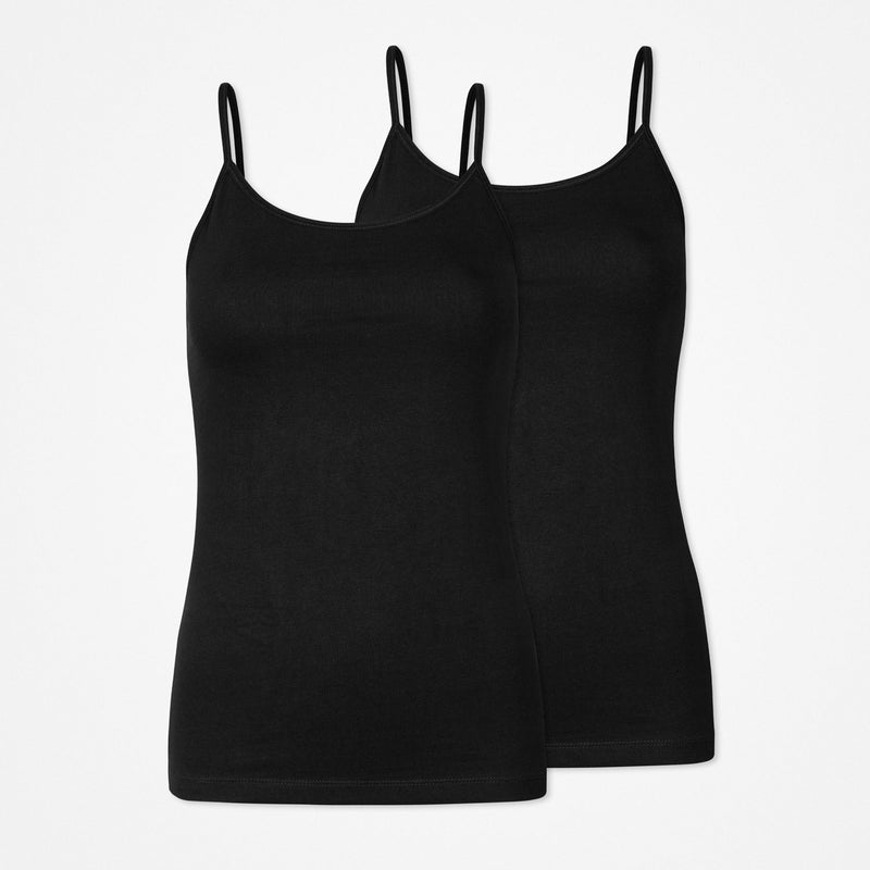 Snocks Damen Spaghetti Tops aus Bio-Baumwolle
