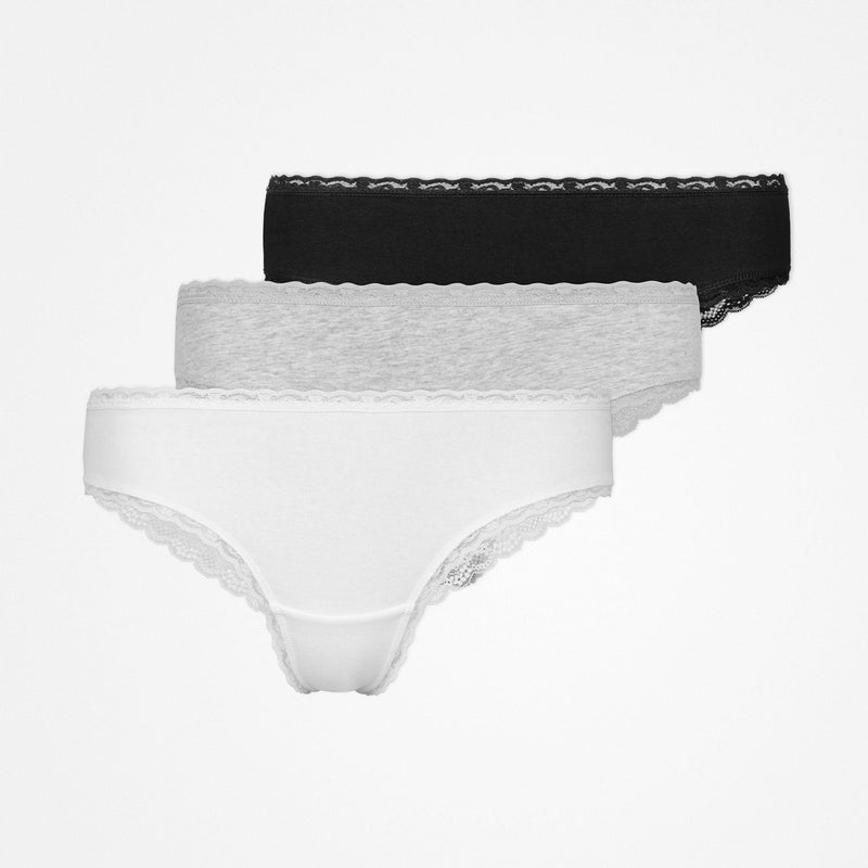 Snocks Brazilian Slips mit Spitze aus Bio-Baumwolle