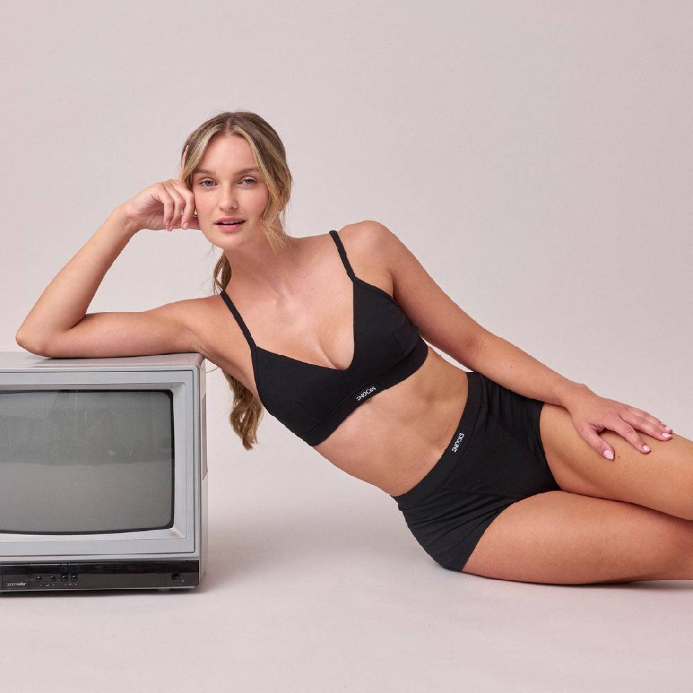 Snocks Retro Soft-BH aus Bio-Baumwolle Günstiger Verkauf