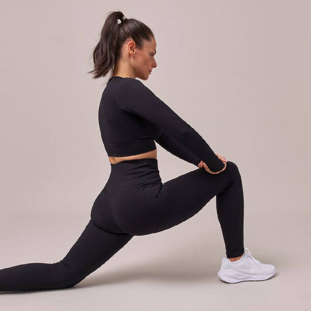 Snocks Gerippte Leggings aus recyceltem Polyamid Blitzangebot
