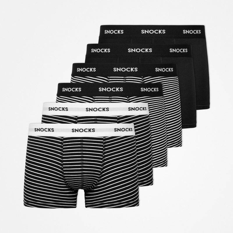 Snocks Boxershorts mit Streifen aus Bio-Baumwolle