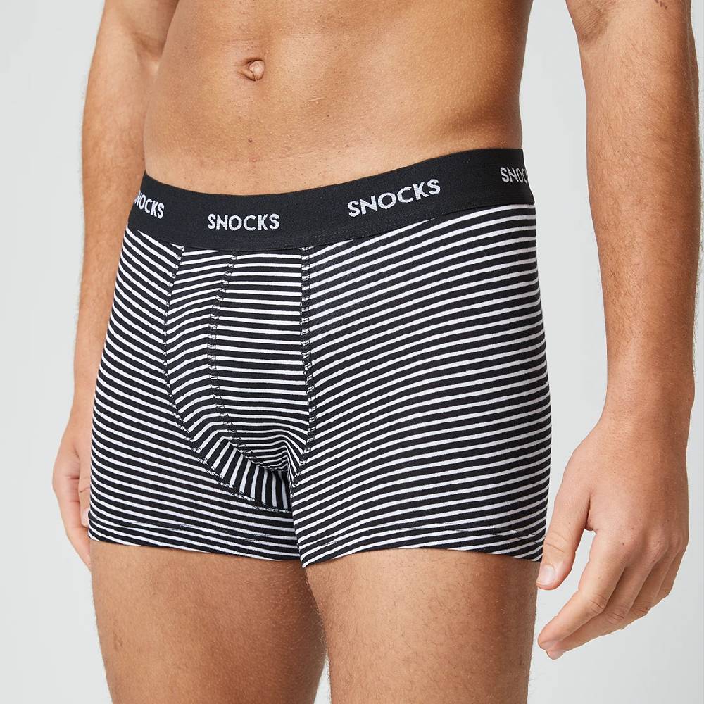 Snocks Boxershorts mit Streifen aus Bio-Baumwolle Letzte 2 Tage