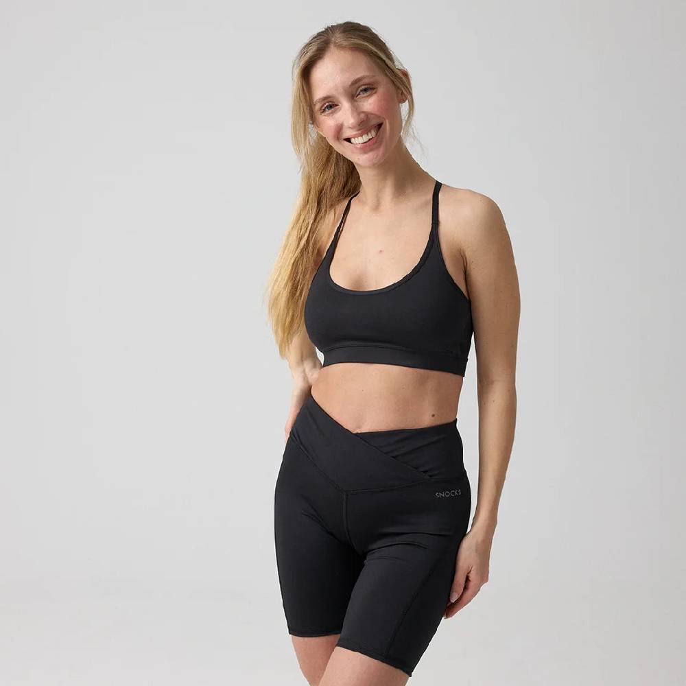 Snocks Sport-BH X Back aus recyceltem Polyester Heißer Verkauf