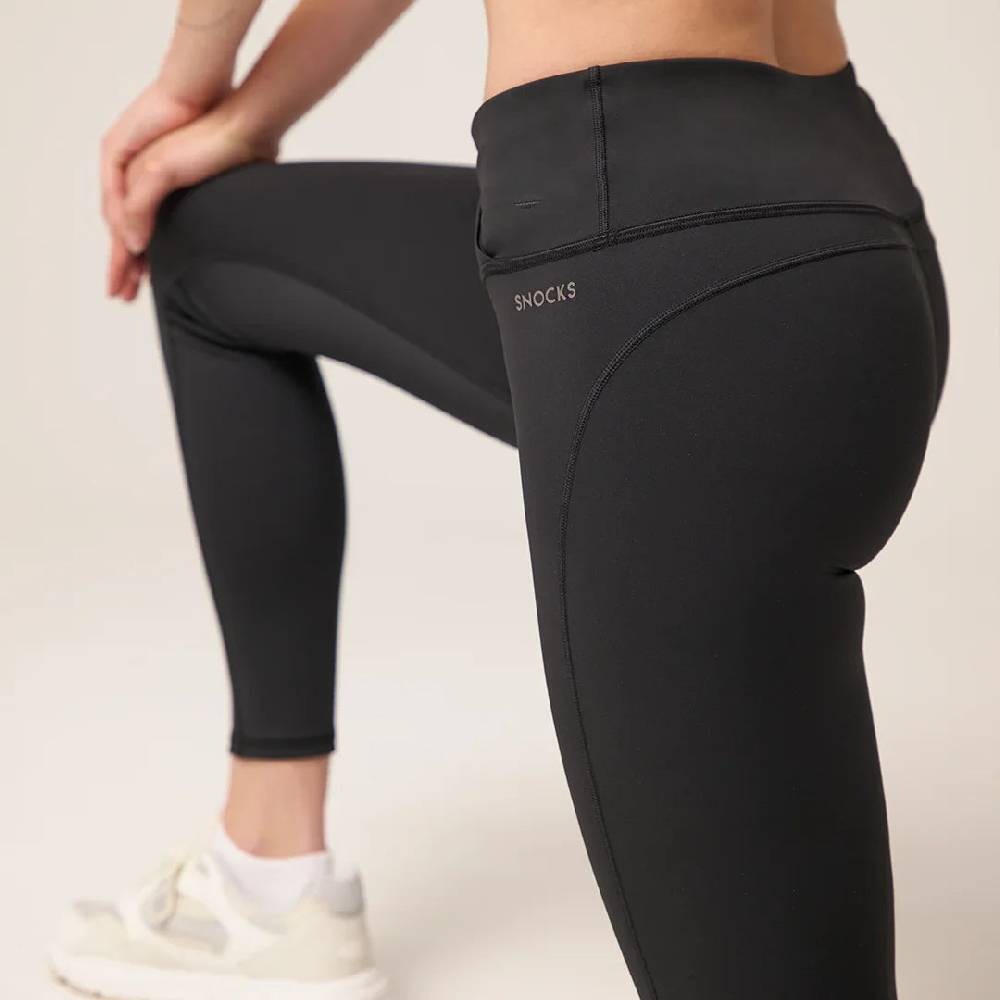 Snocks High Waist Leggings V Cross aus recyceltem Polyester Neueste Mode