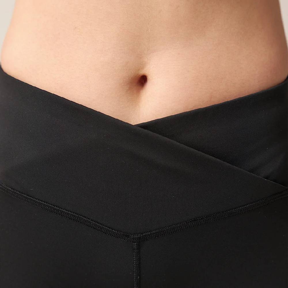 Snocks High Waist Leggings V Cross aus recyceltem Polyester Neueste Mode