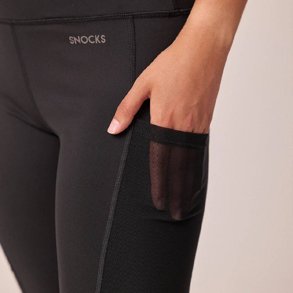Snocks Leggings mit Tasche aus recyceltem Polyester 50% Rabatt für begrenzte Zeit
