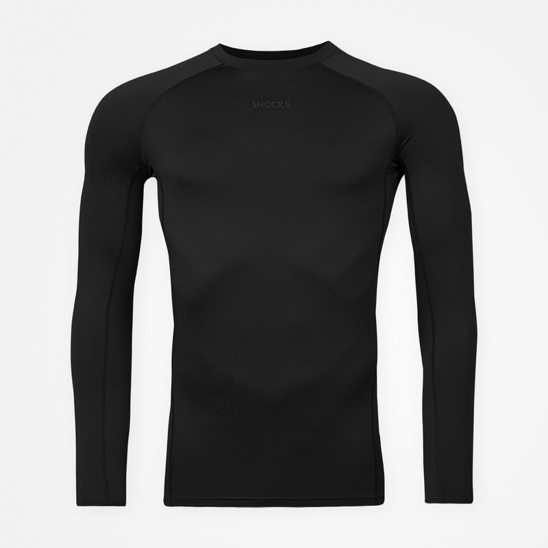 Snocks Funktionsshirt langarm Herren aus recyceltem Polyester