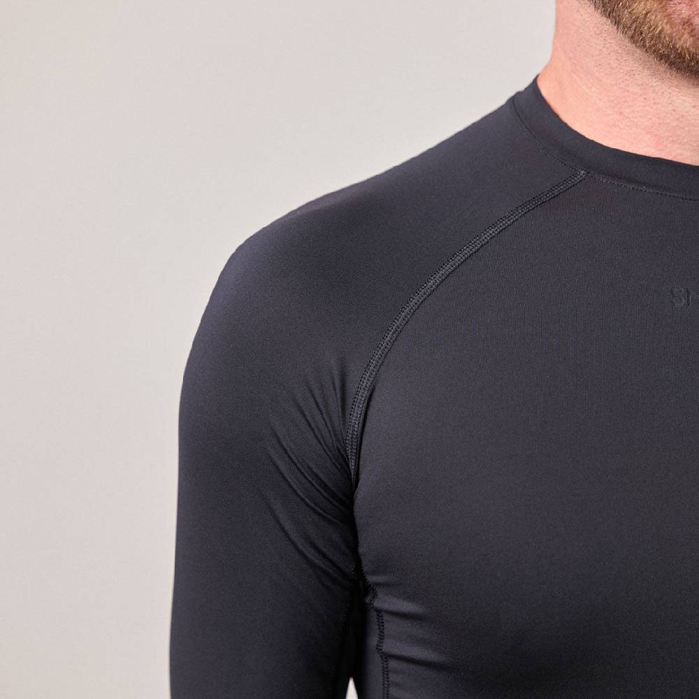 Snocks Funktionsshirt langarm Herren aus recyceltem Polyester Top Angebot