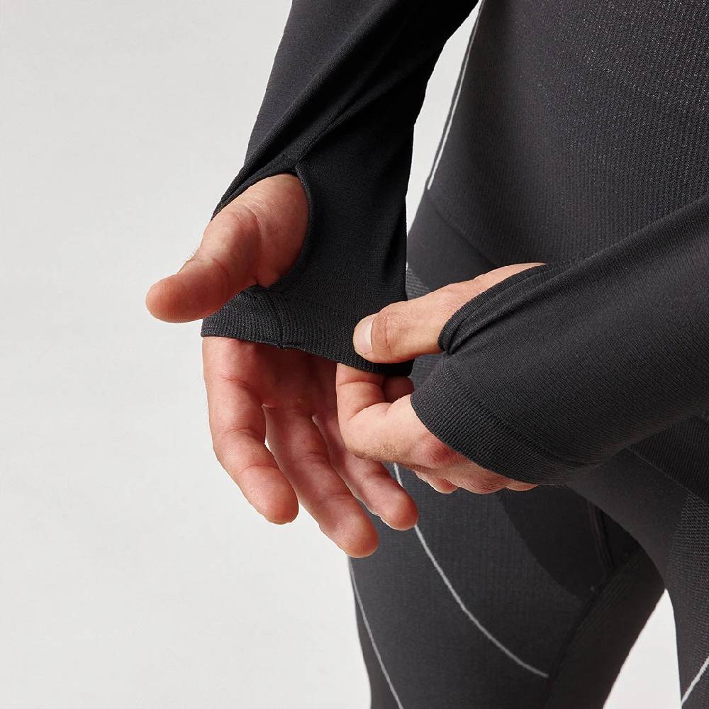 Snocks Thermounterwäsche Herren mit Daumenloch aus recyceltem Polyester Neueste Mode