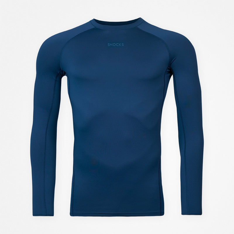 Snocks Funktionsshirt langarm Herren aus recyceltem Polyester