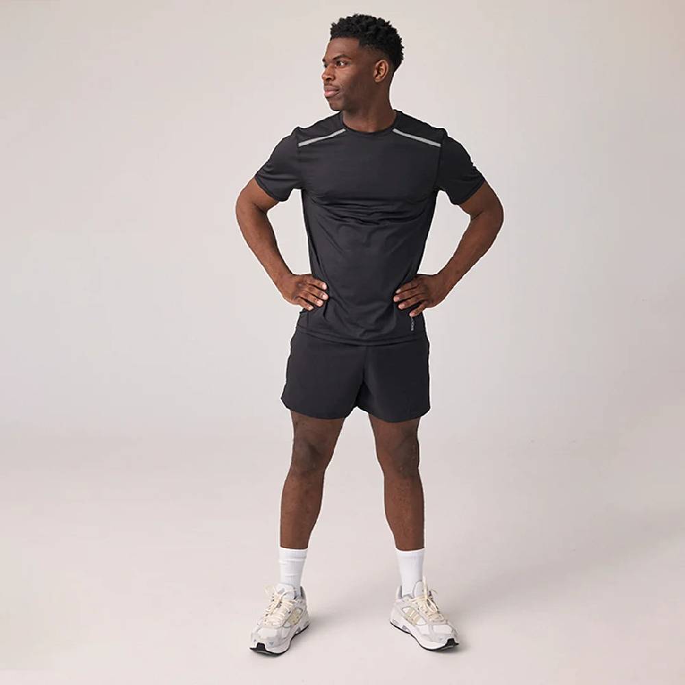 Snocks Trainingsshirt mit Reflexstreifen Herren aus recyceltem Polyamid Neuheiten