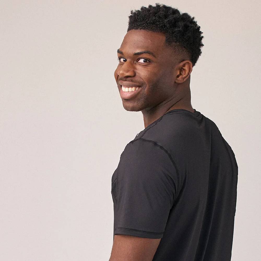 Snocks Trainingsshirt mit Reflexstreifen Herren aus recyceltem Polyamid Neuheiten