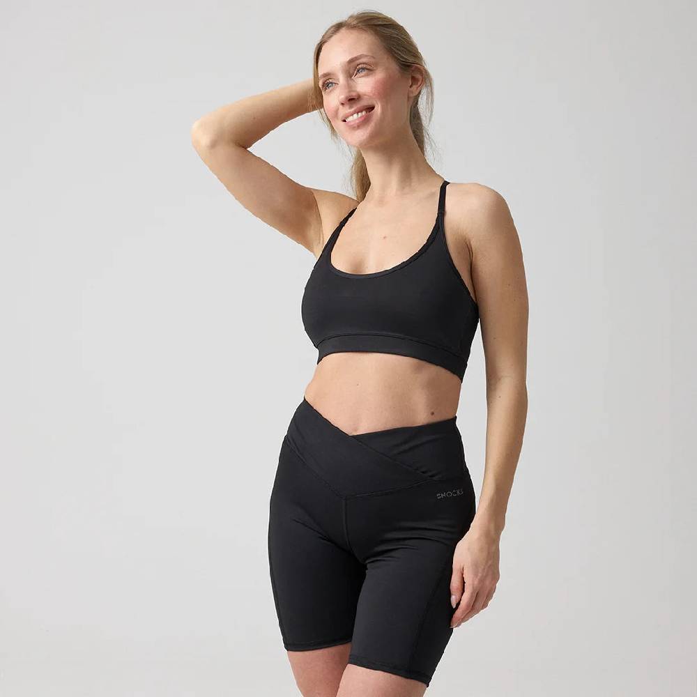 Snocks Radlerhose Damen V Cross aus recyceltem Polyester Räumungsverkauf