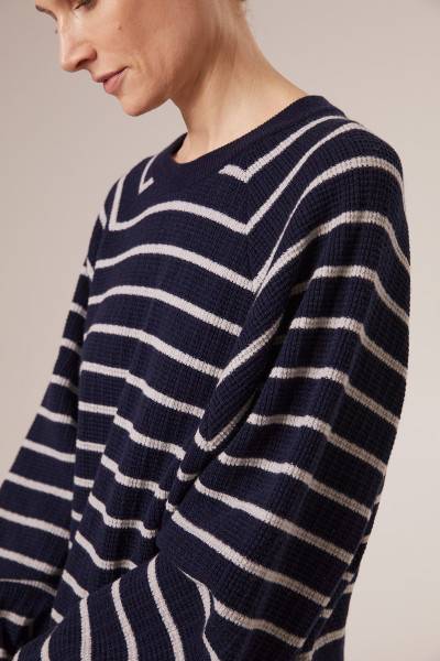 ﻿Sosue Antonia Cropped Stripes Blue Versandkostenfrei