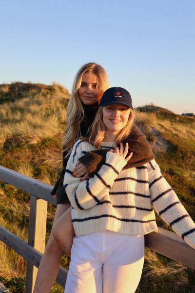 Sosue Pullover Sailor Stripes Cream Blue Großer Ausverkauf
