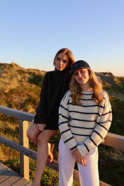 Sosue Pullover Sailor Stripes Cream Blue Großer Ausverkauf