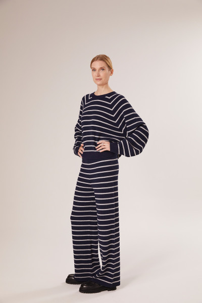 Sosue Stripe Knit Jogger Stripes Preisnachlass