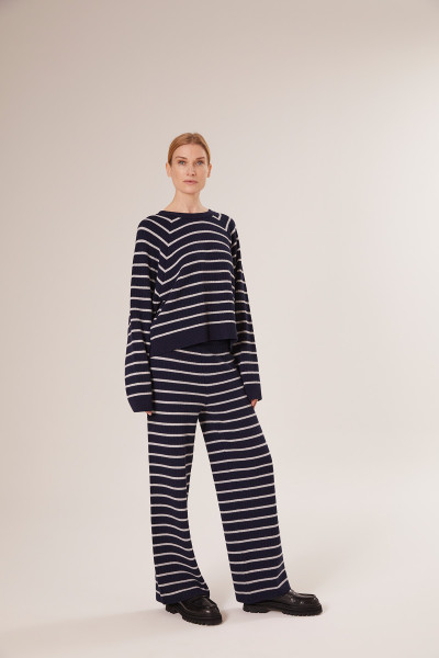 Sosue Stripe Knit Jogger Stripes Preisnachlass
