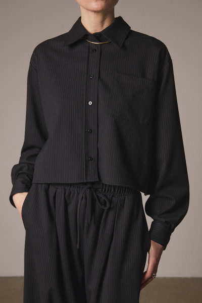 Sosue Pants Pinstripe Black Bestseller