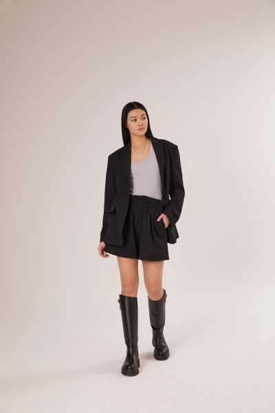 Sosue Shorts Pinstripe Black Saisonale Angebote