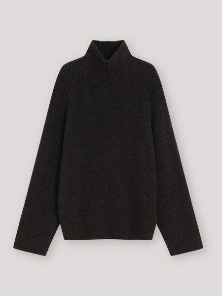 Sosue Bear Turtle Knit Dark Brown