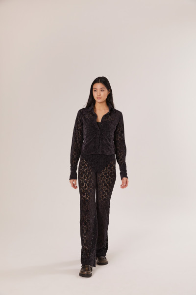Sosue Lace Pants Black Letzte 2 Tage